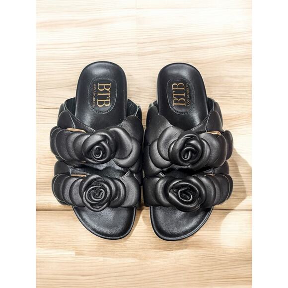NWOT BTB Los Angeles Ayana Floral Slide – Size 10 - Picture 1 of 8